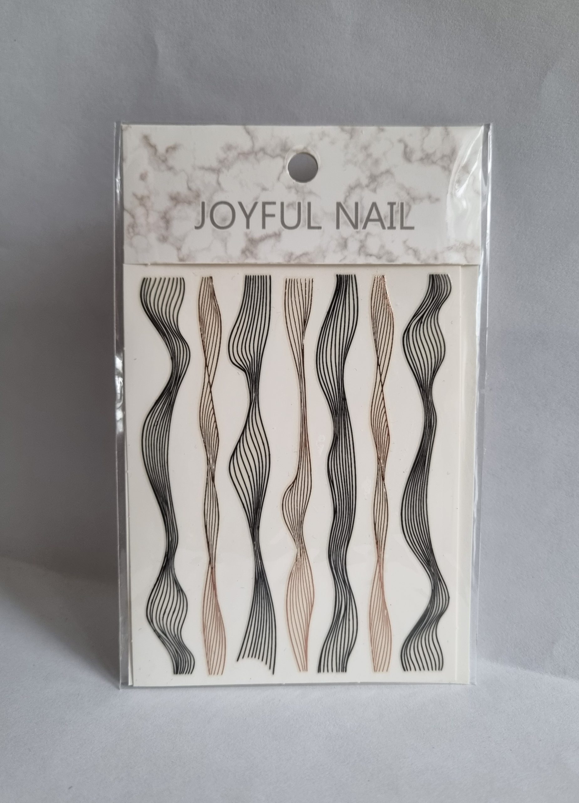 Luxury Nails by Attila Csemez - matrica #22 (fekete- rose gold)