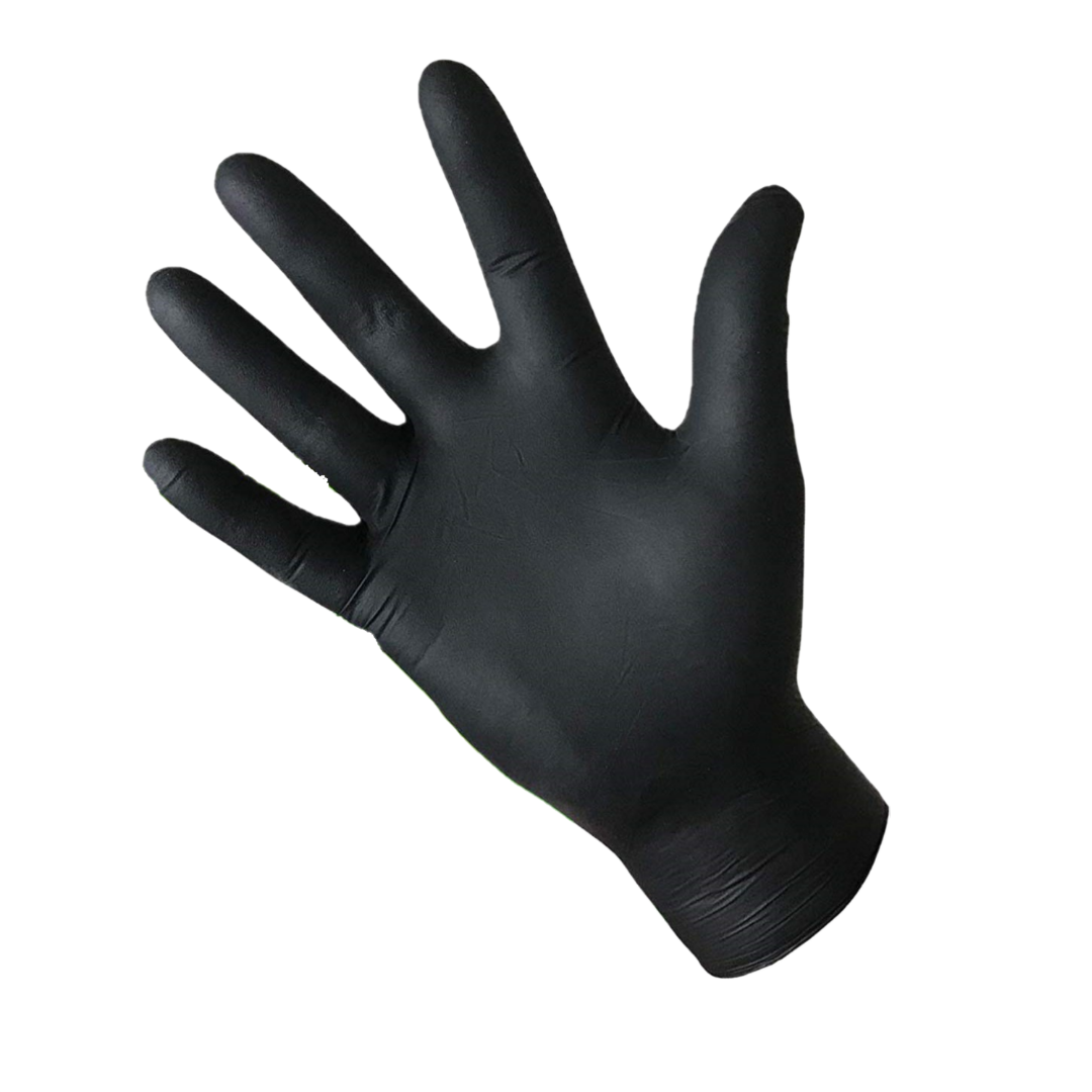Nitrile kesztyű S méret (100db/doboz) fekete