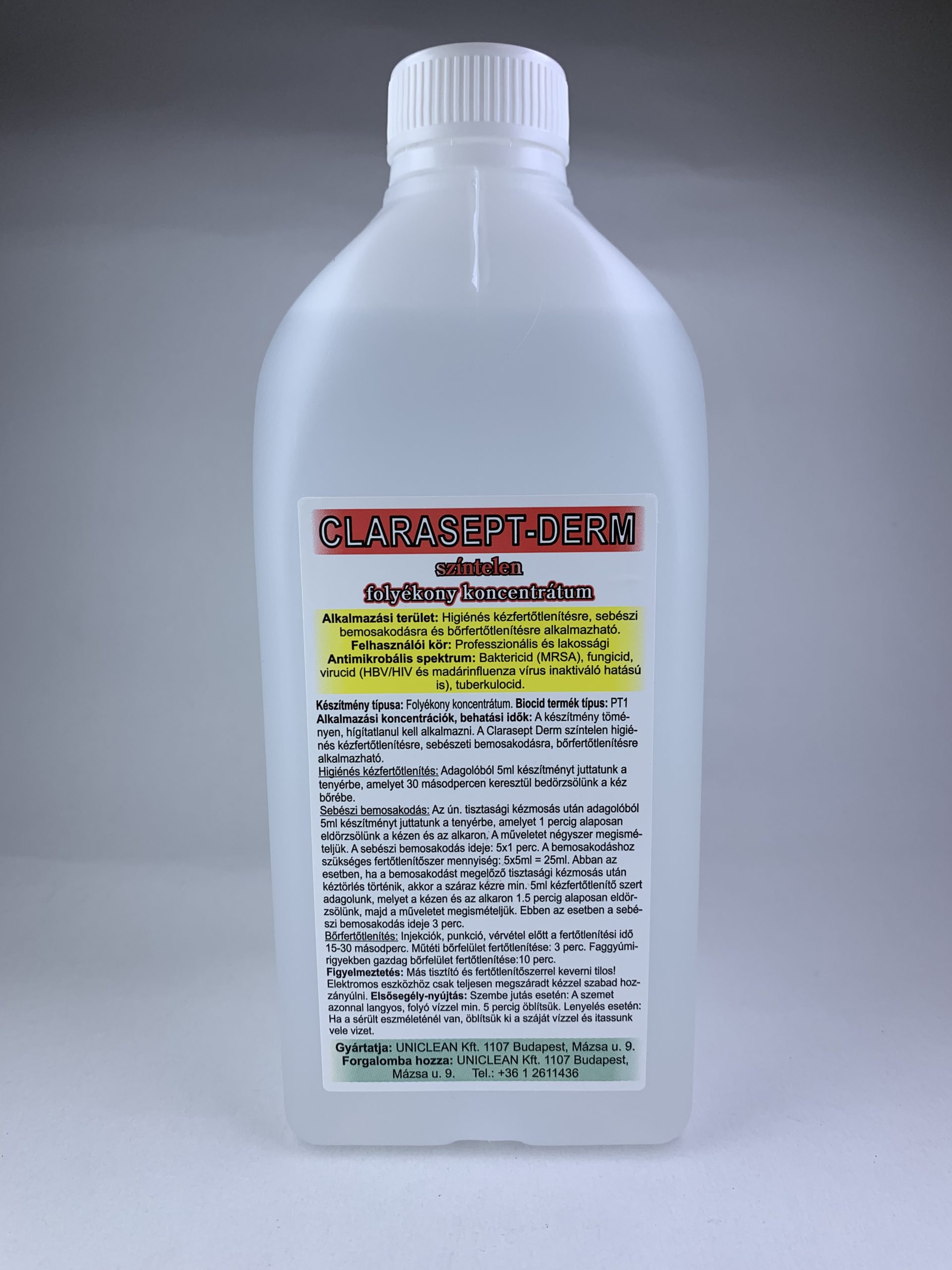 Clarasept bőrfertőtlenítő (1L)