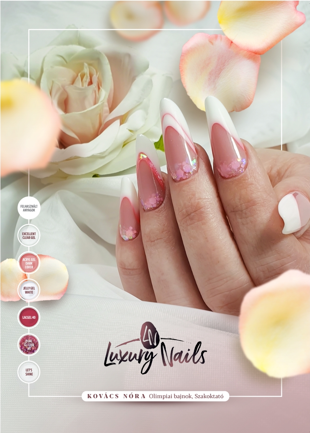Luxury Nails by Attila Csemez - Plakát A3 - Francia
