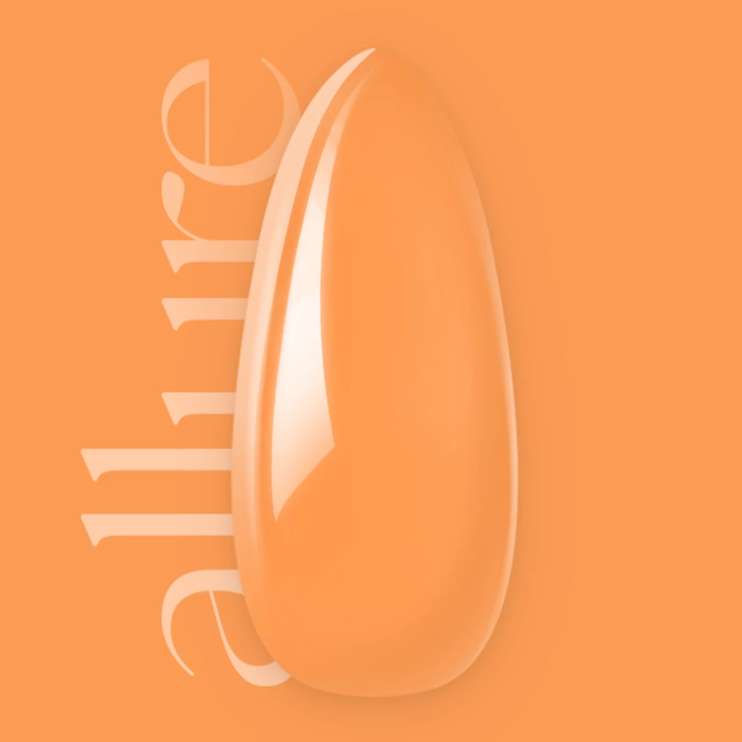 Allure 134 prémium élénk narancssárga gél lakk