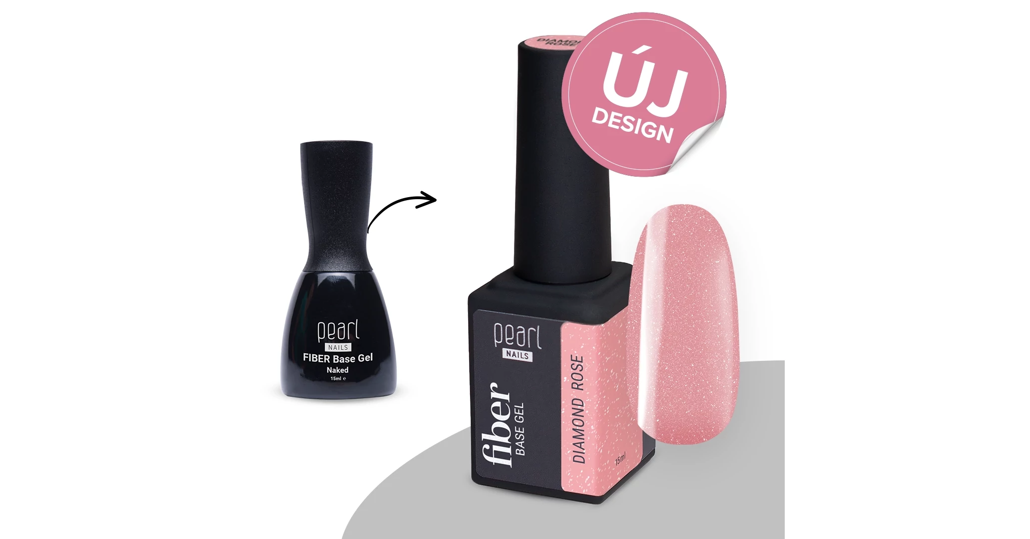 Fiber Base Gel - Diamond Rose 15ml