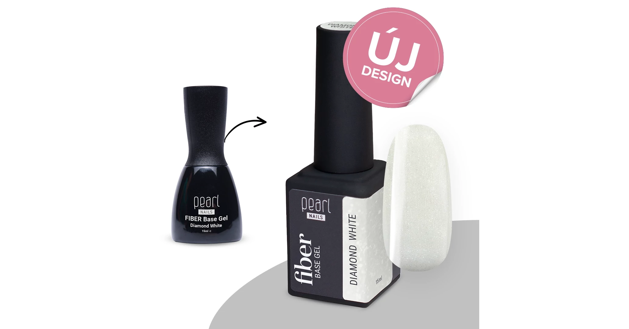Fiber Base Gel - Diamond White 15ml