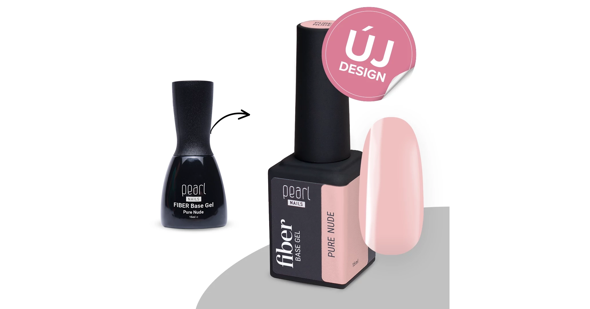 Fiber Base Gel - Pure Nude 15ml