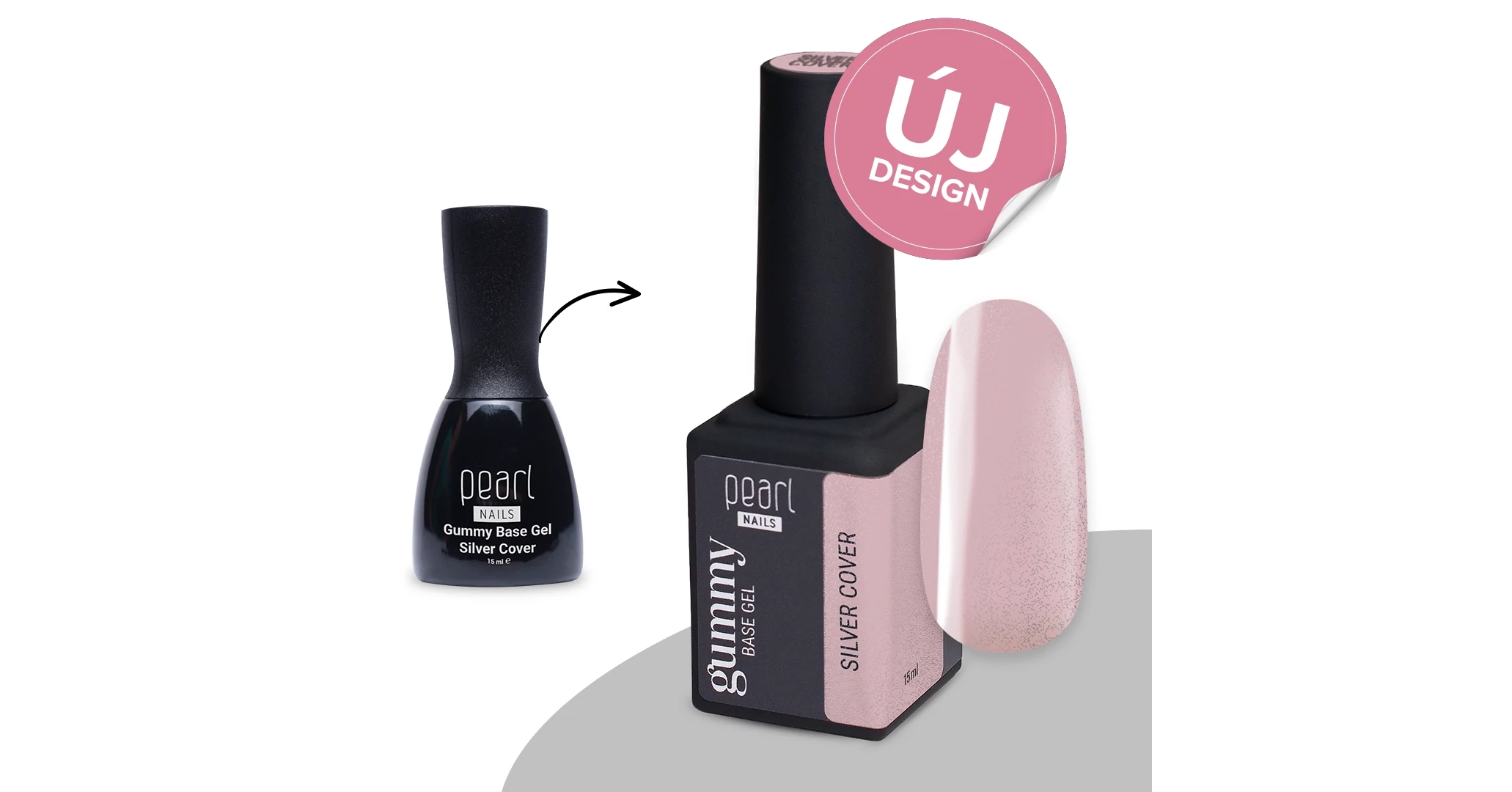 Gummy Base Gel - Silver Cover 15ml